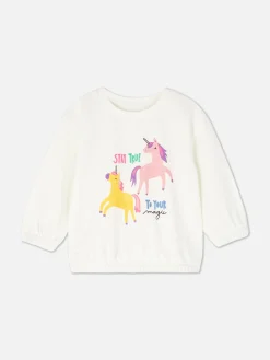 Matchend Sweatshirt Met Ronde Hals