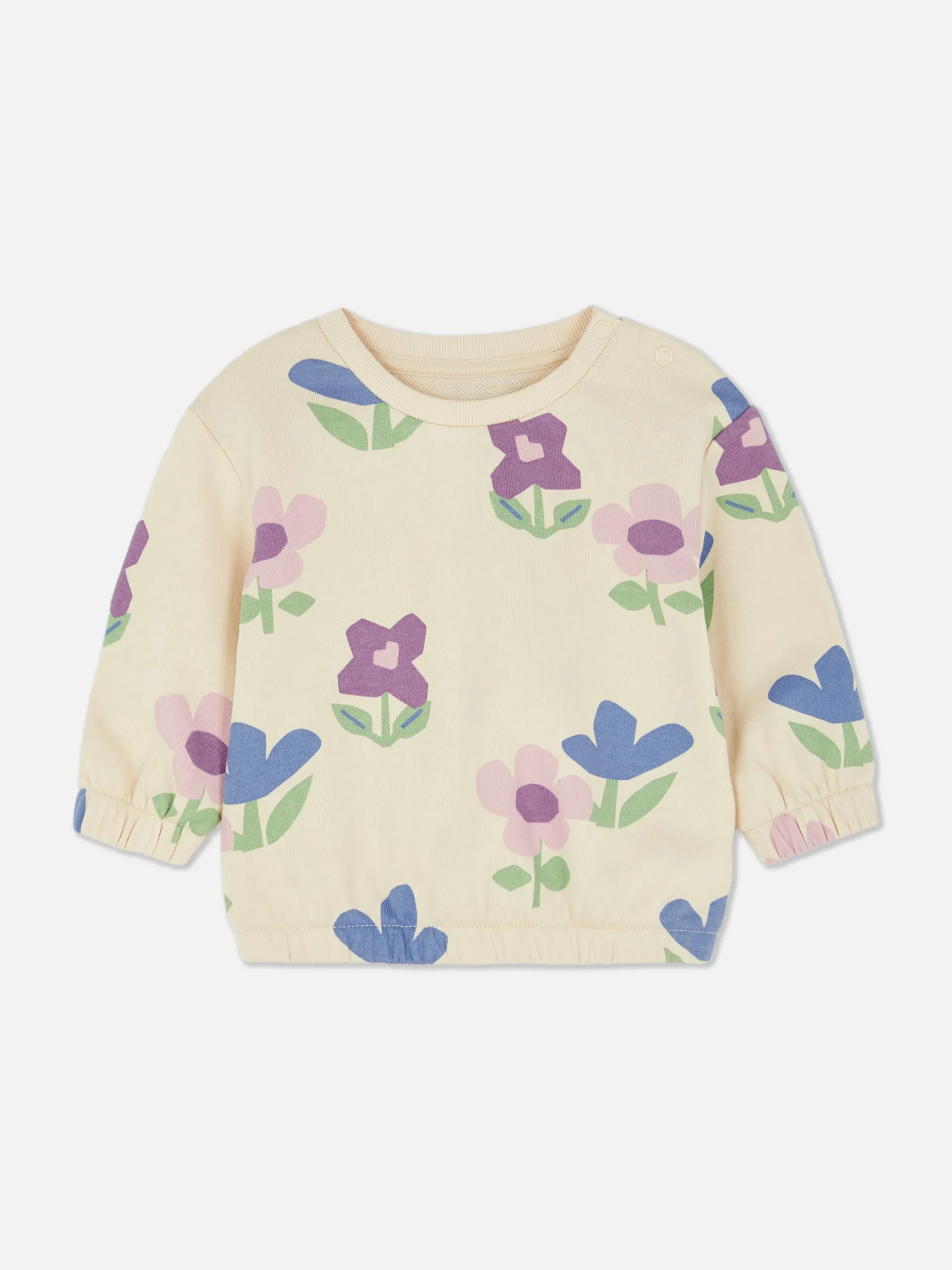 Matchend Sweatshirt Met Ronde Hals
