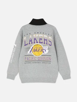 Matchend Sweatshirt Met Rits NBA Los Angeles Lakers