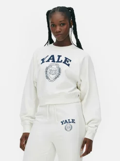 Matchend Wijdvallend Sweatshirt Met Yale-print