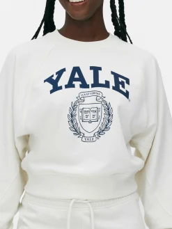 Matchend Wijdvallend Sweatshirt Met Yale-print