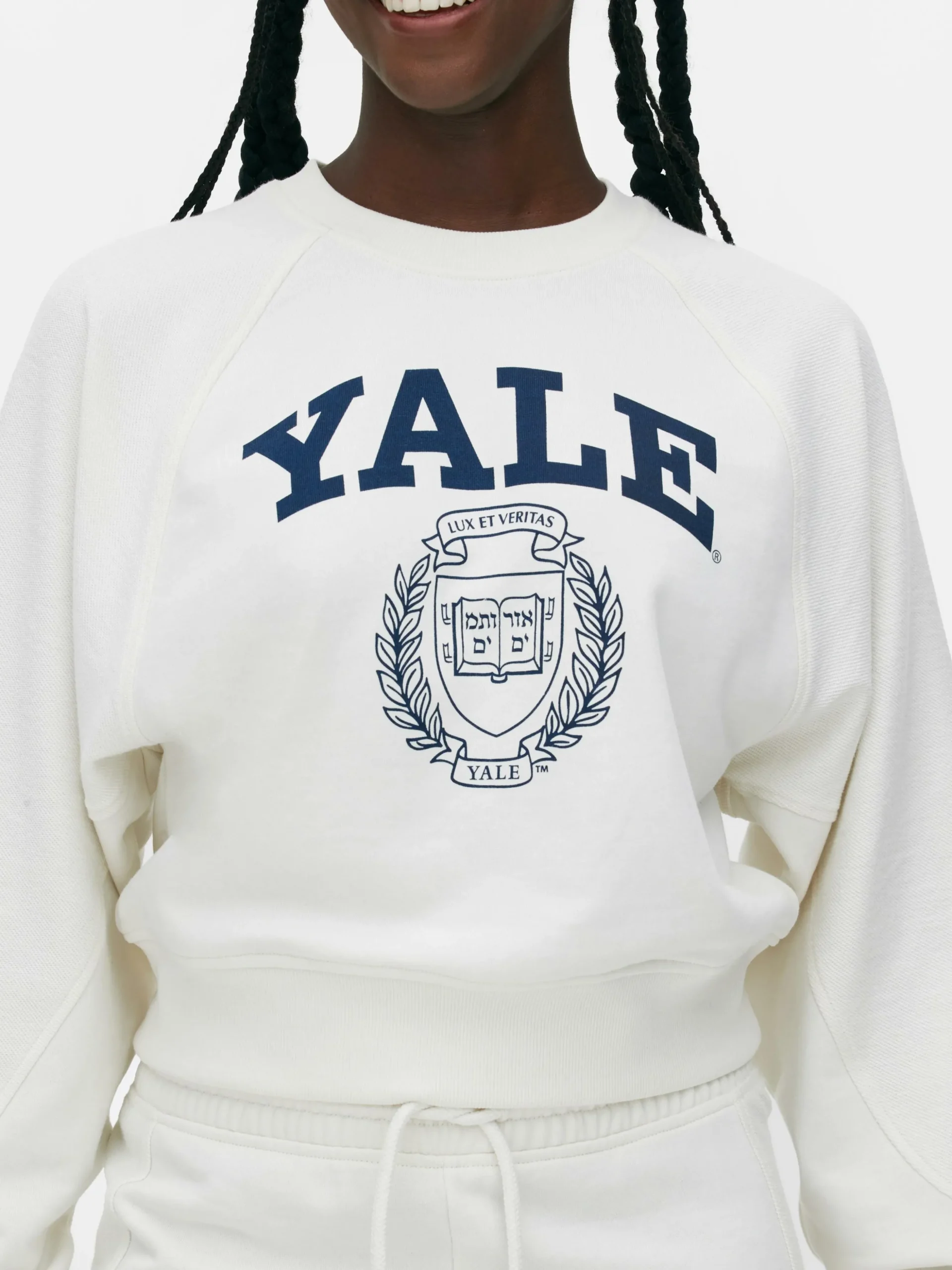 Matchend Wijdvallend Sweatshirt Met Yale-print
