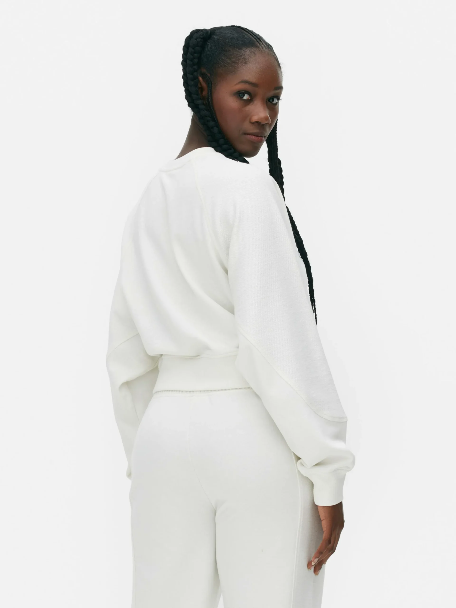Matchend Wijdvallend Sweatshirt Met Yale-print