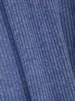 Matchende Geribde Top Met Lange Mouwen En Legging