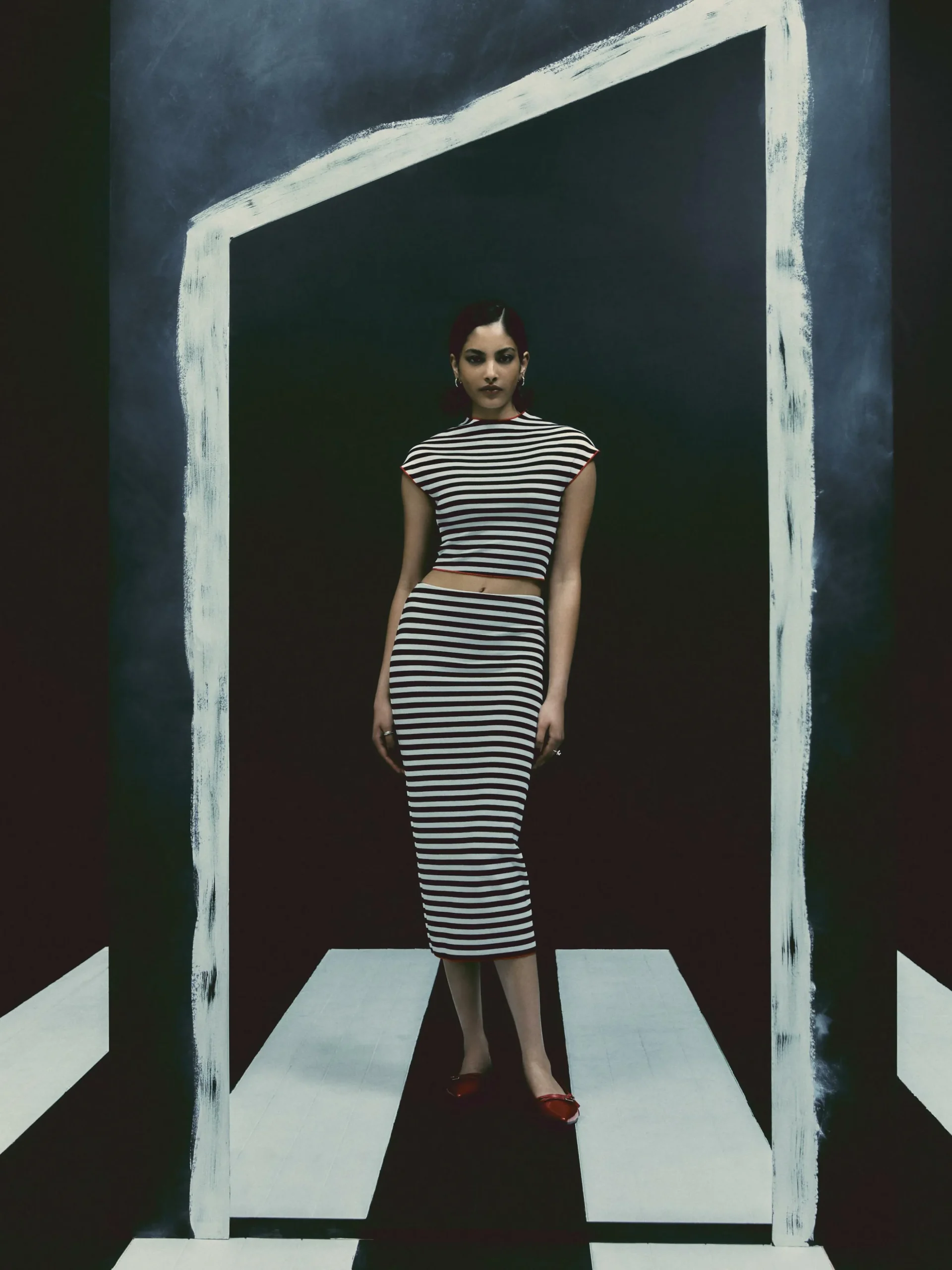 Matchende Halflange Rok Beetlejuice X Colleen Atwood