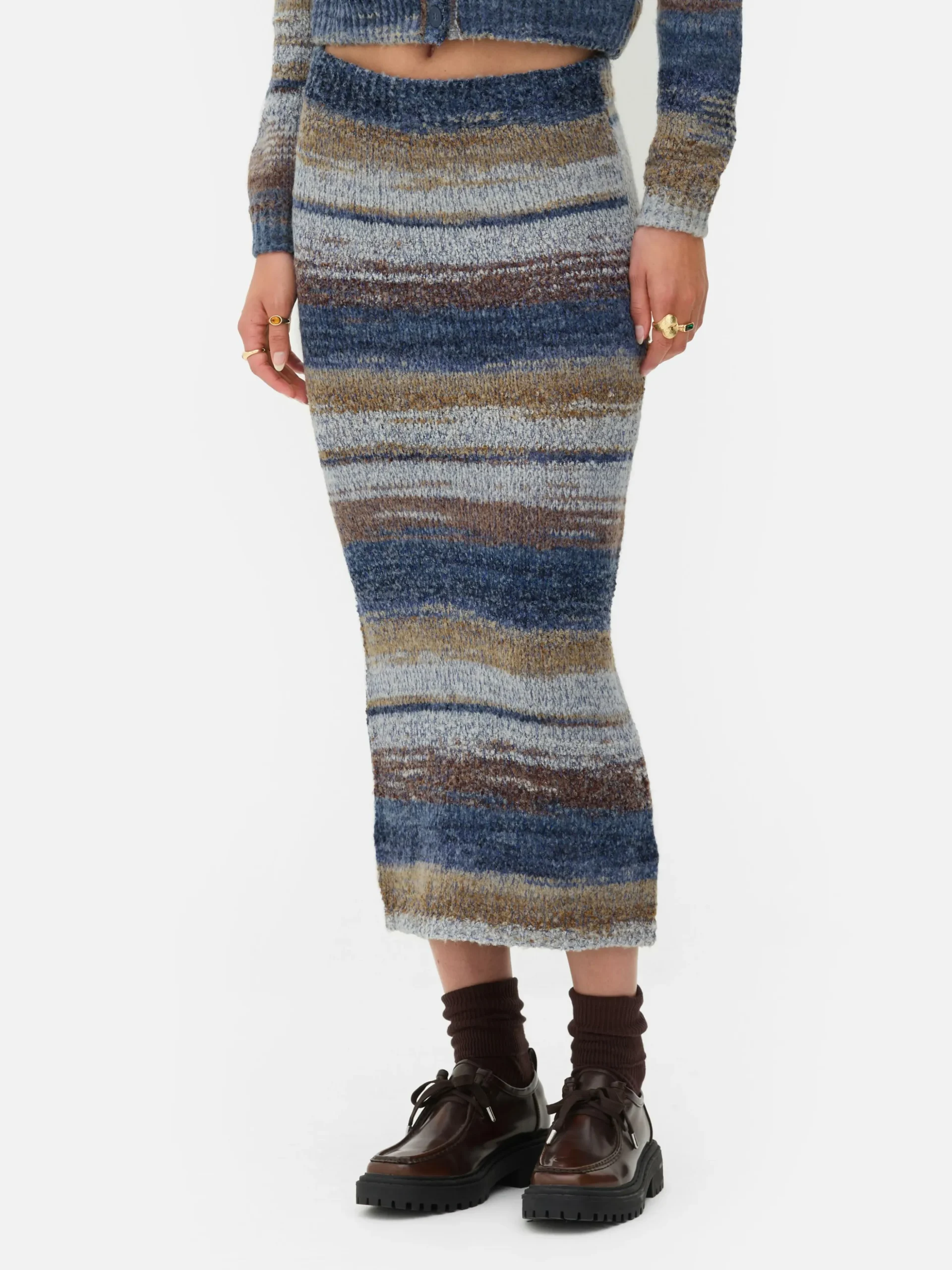 Matchende Halflange Space-dye Rok Rita Ora