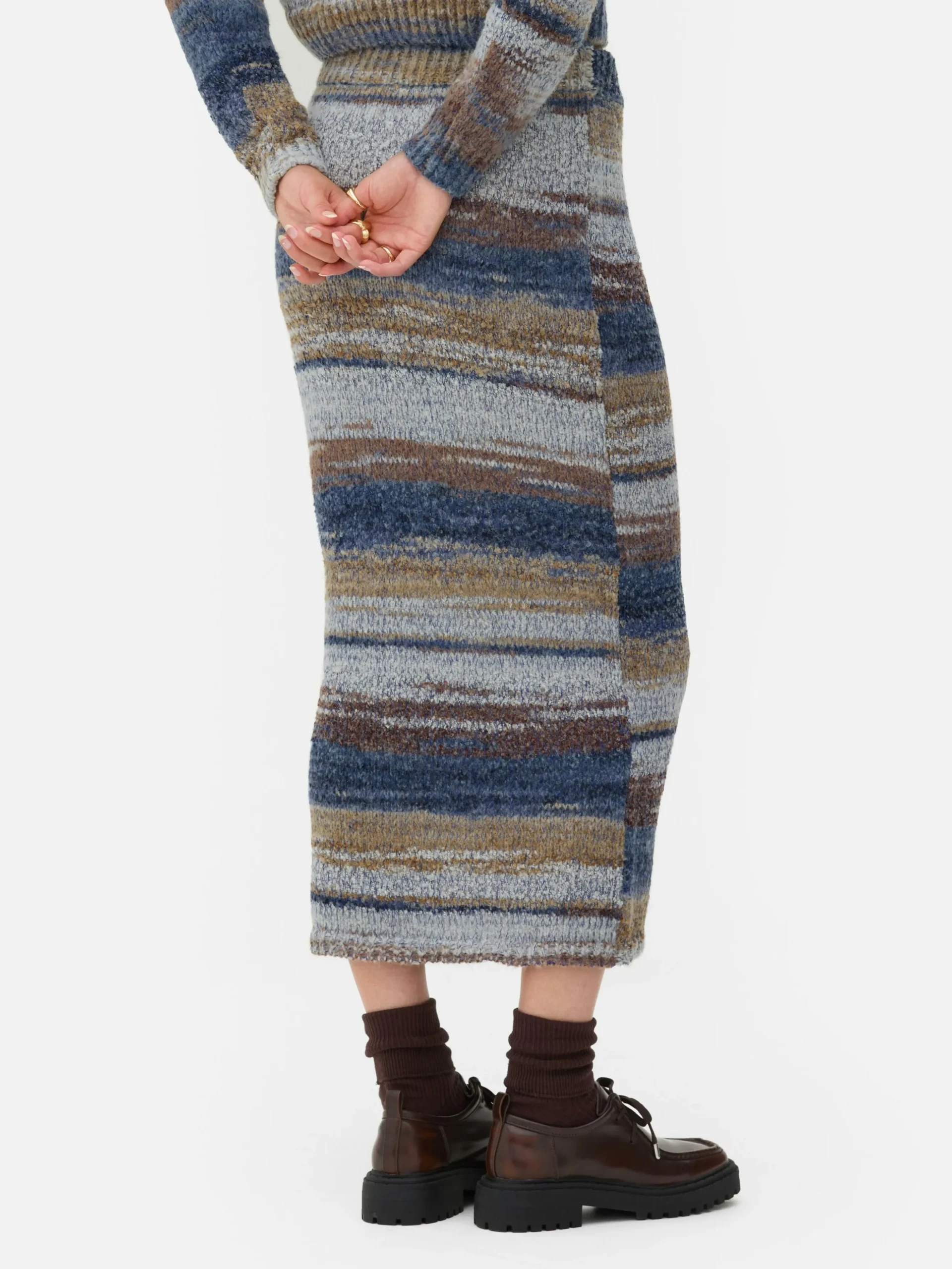 Matchende Halflange Space-dye Rok Rita Ora