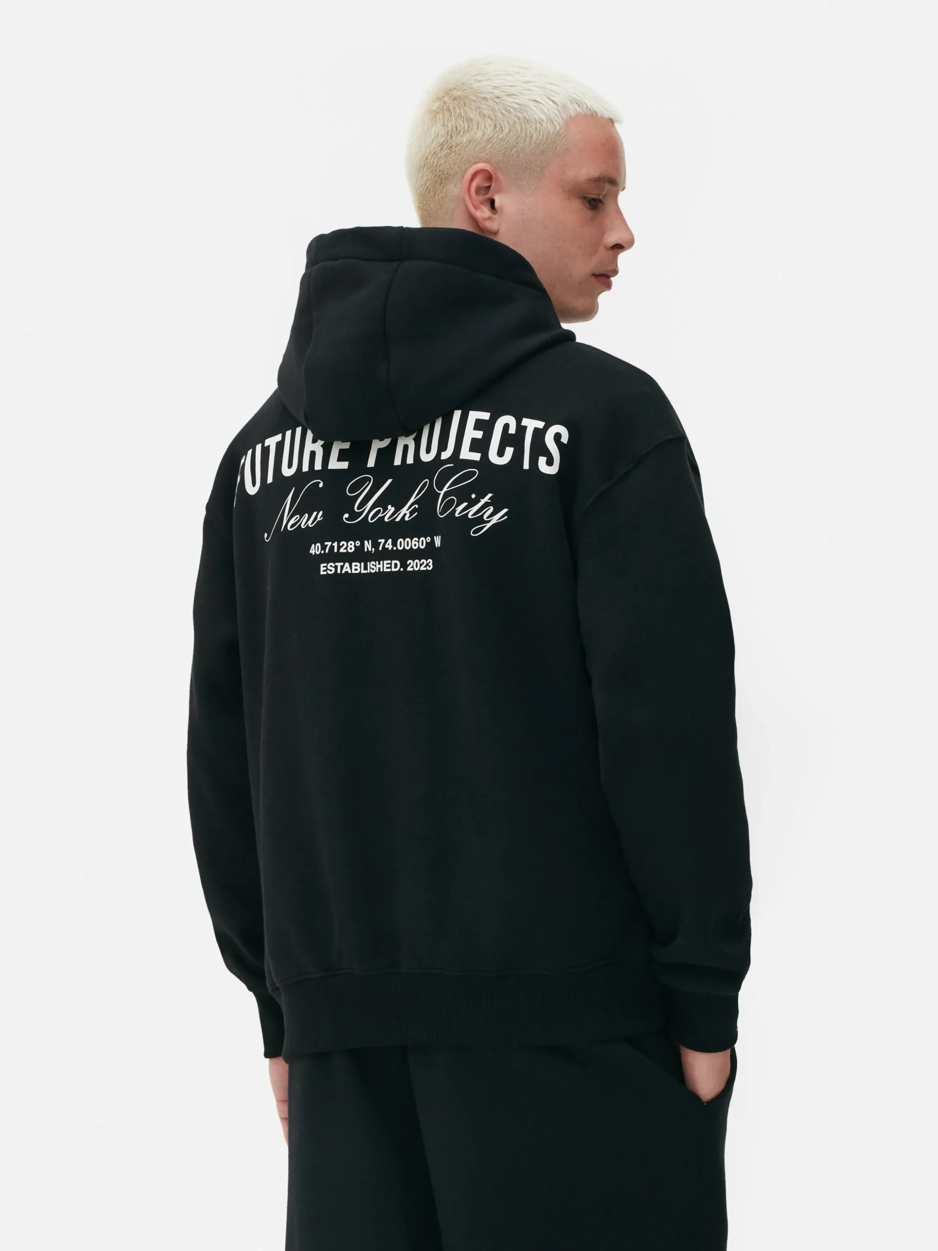 Matchende Hoodie Met Print Future Projects