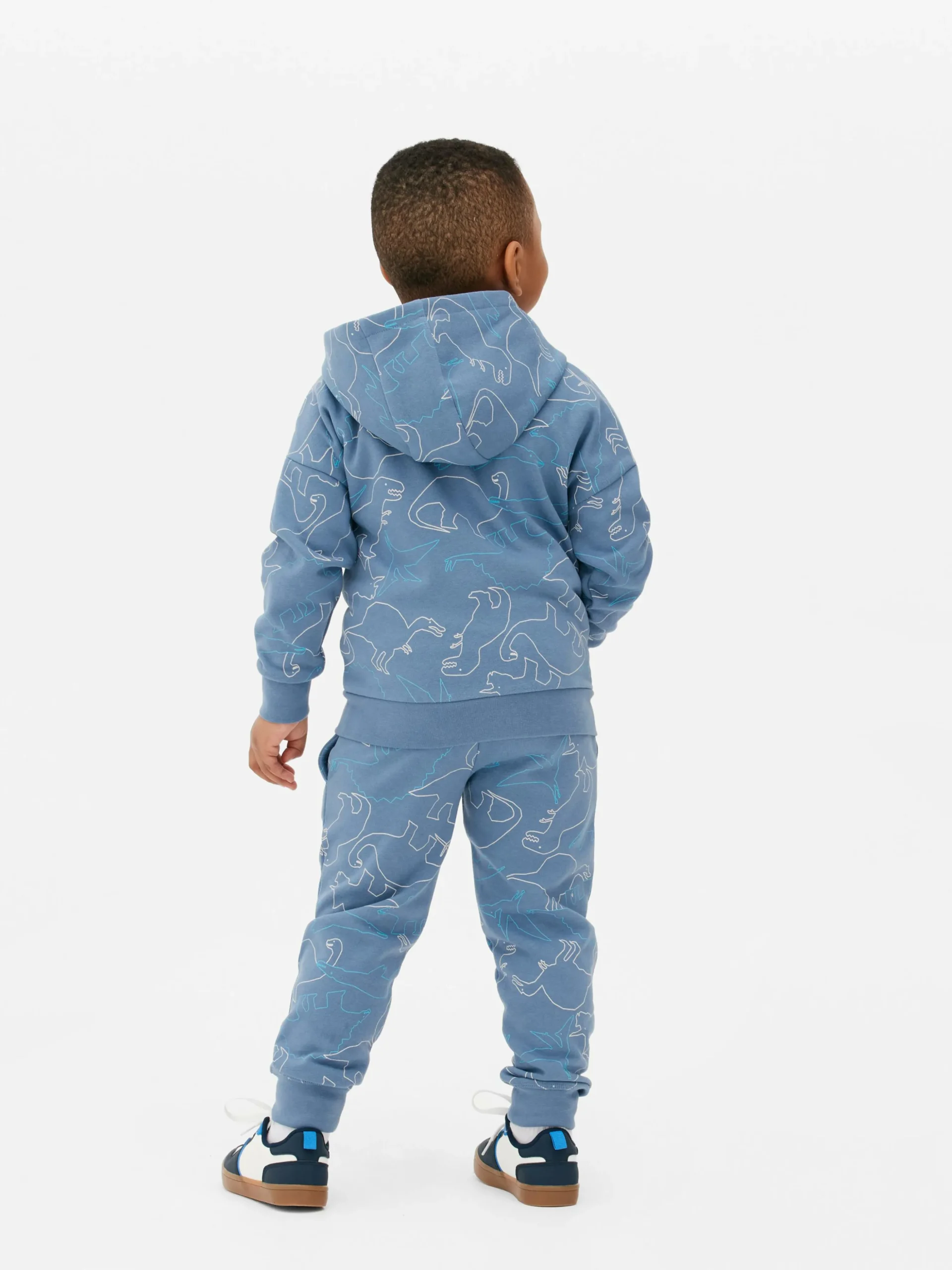 Matchende Hoodie Met Rits En Print