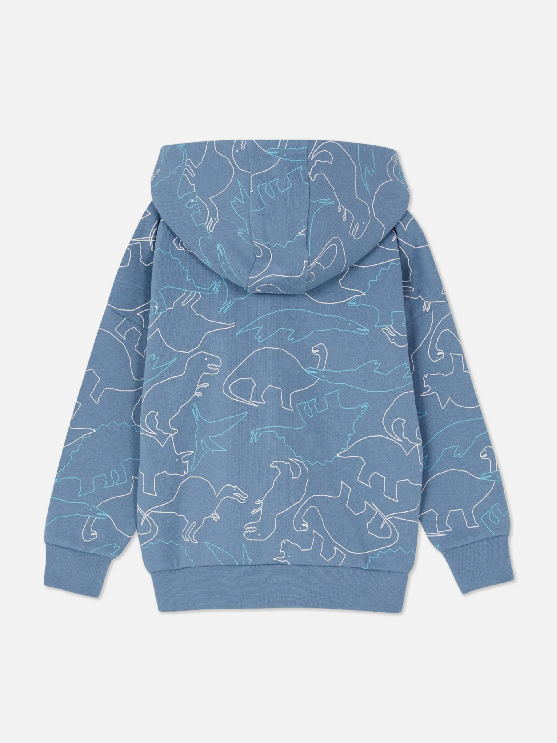 Matchende Hoodie Met Rits En Print