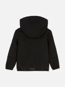 Matchende Hoodie Van Gebonden Stof Met Ritssluiting