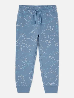 Matchende Joggingbroek Met Print En Trekkoord