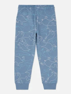 Matchende Joggingbroek Met Print En Trekkoord
