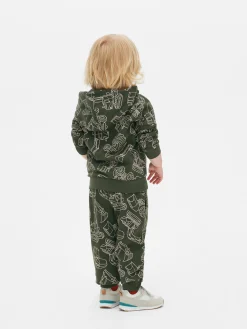 Matchende Joggingbroek Met Print En Trekkoord