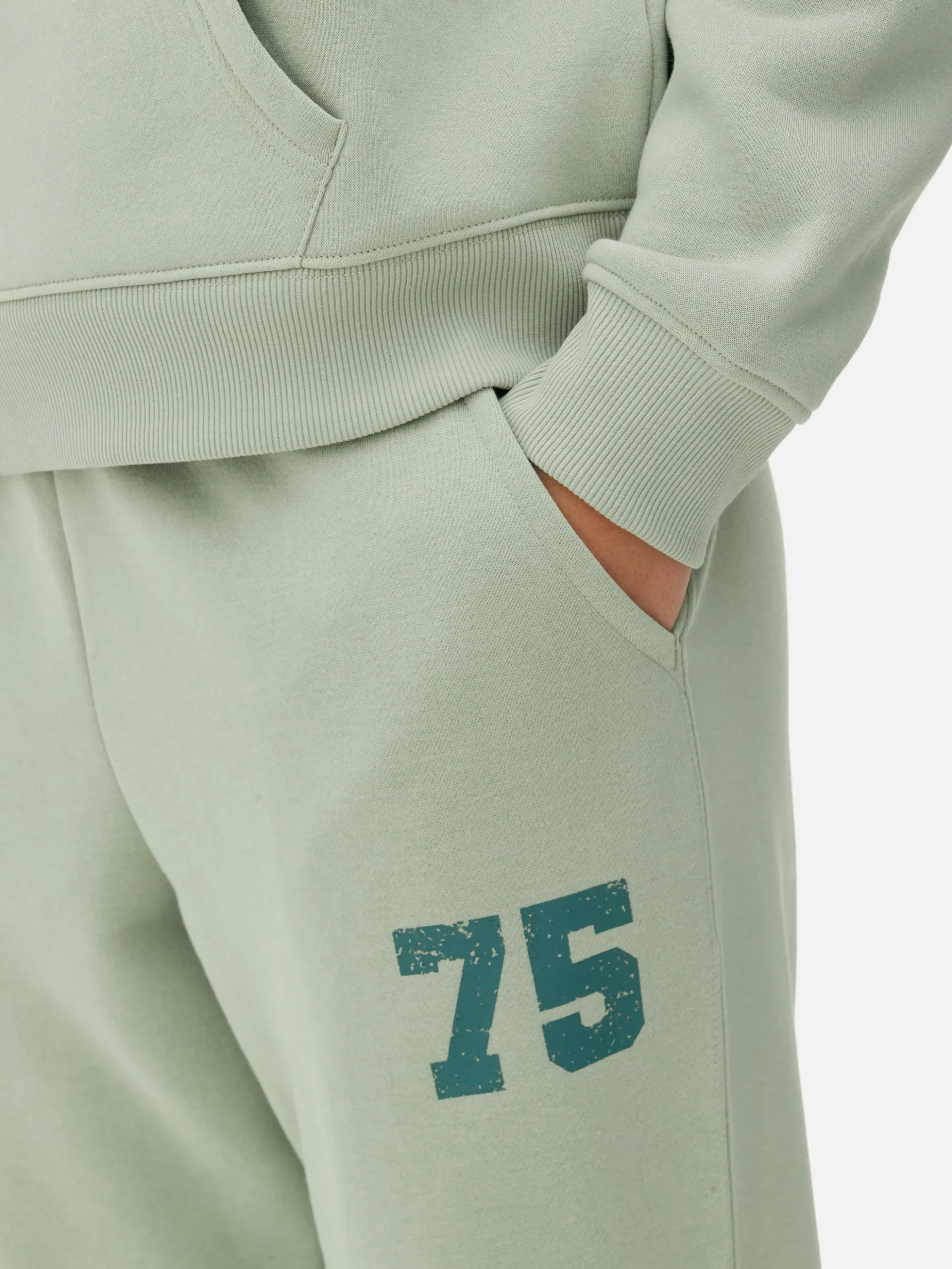 Matchende Joggingbroek Met Print En Trekkoord