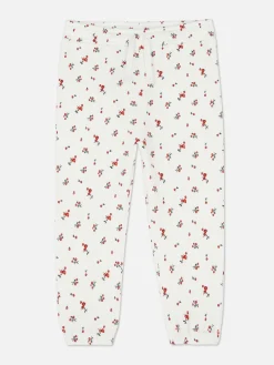 Matchende Joggingbroek Met Boord En Trekkoord