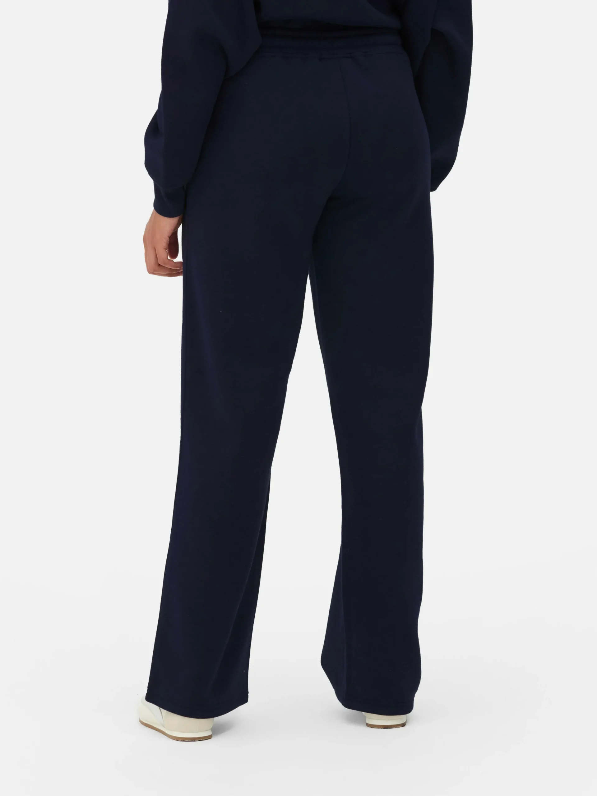 Matchende Joggingbroek Met Wijde Pijpen Yale