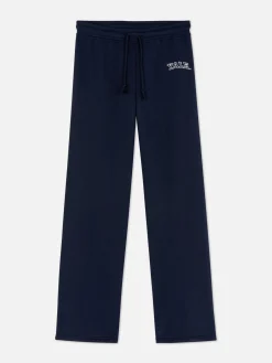 Matchende Joggingbroek Met Wijde Pijpen Yale
