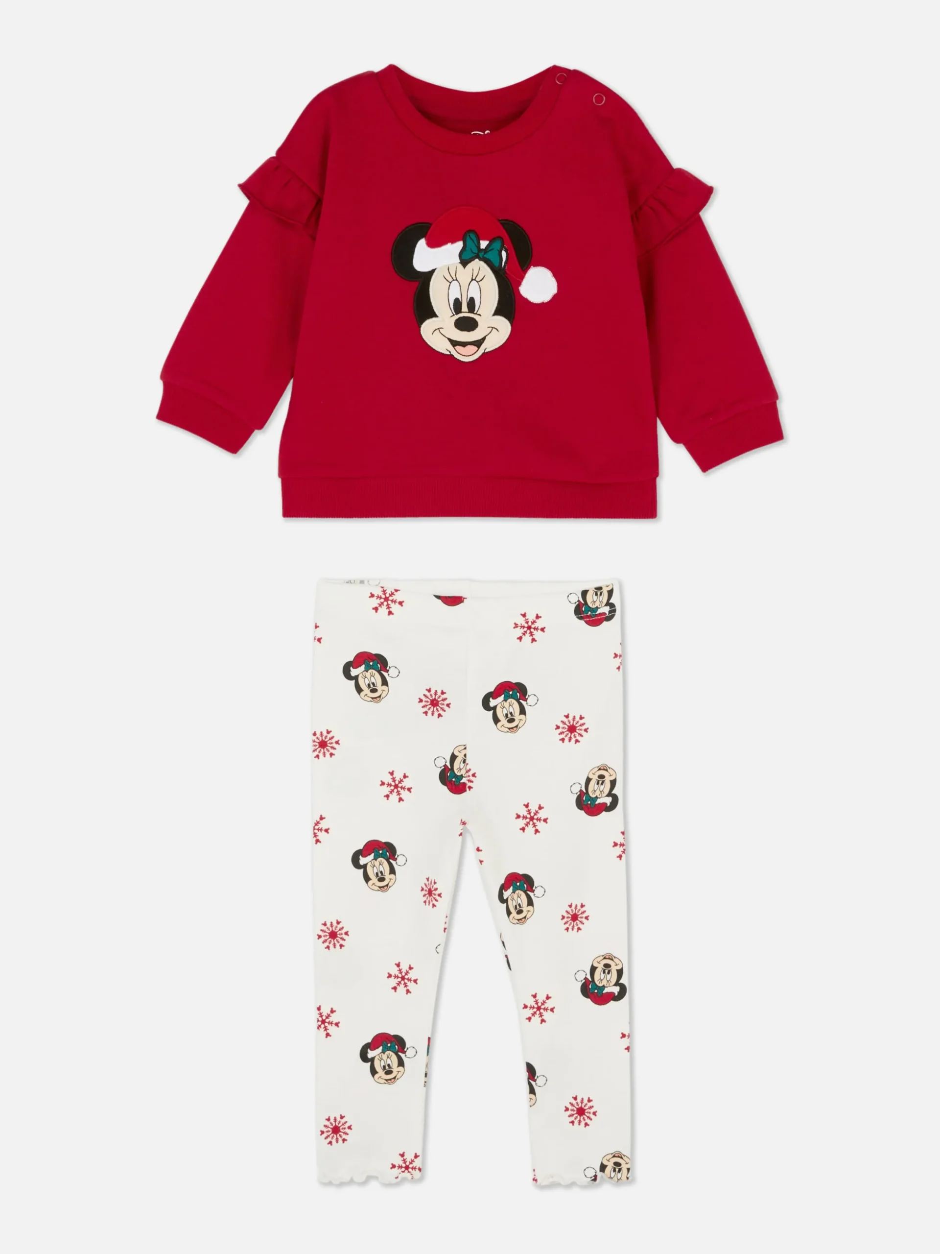 Matchende Kersttrui En Legging Disney's Minnie Mouse