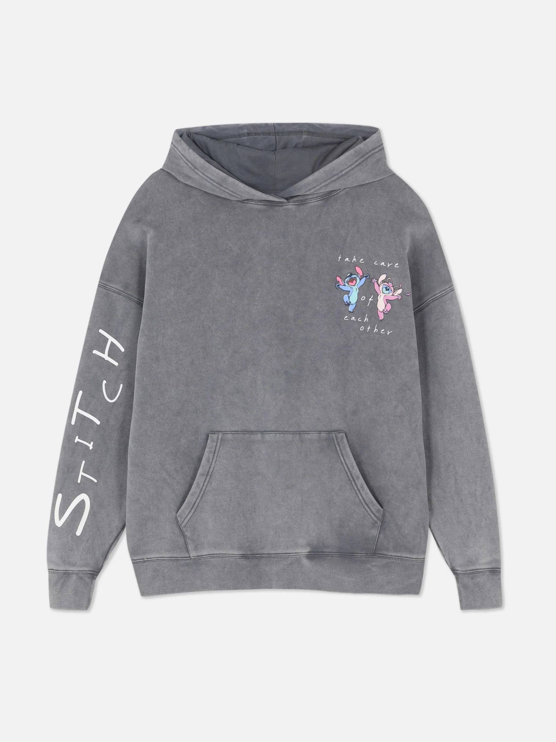 Matchende Pulloverhoodie Disney's Stitch & Angel