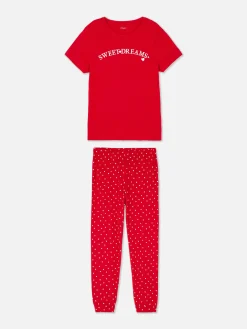 Matchende Pyjama Met Korte Mouwen
