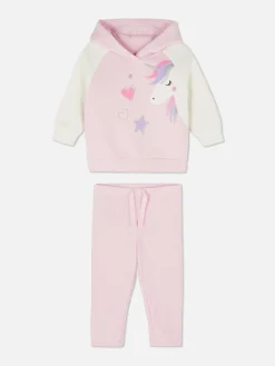 Matchende Set Met Eenhoornhoodie En -legging