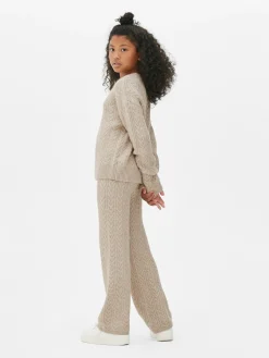 Matchende Set Met Kabeltrui En Legging
