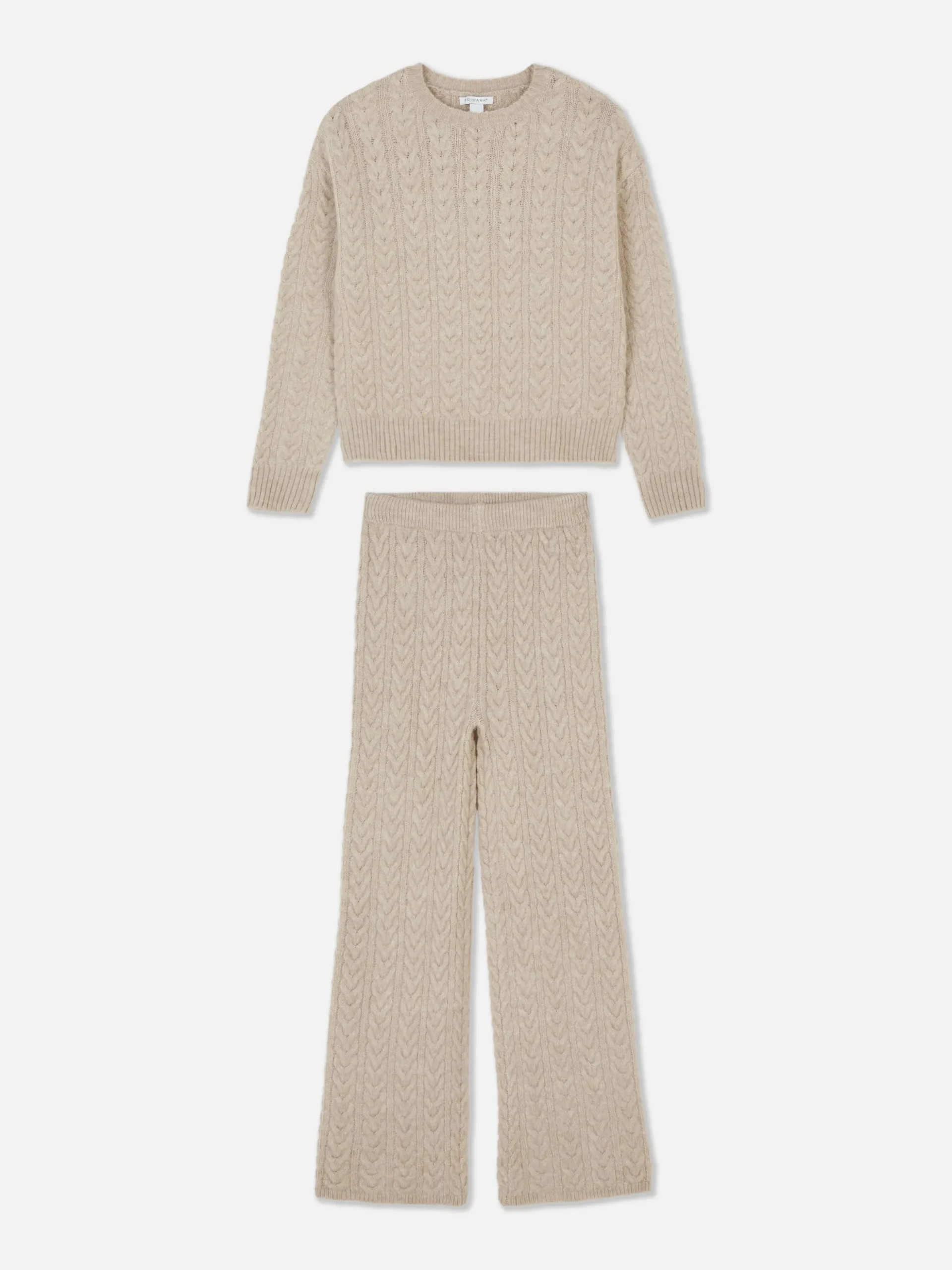 Matchende Set Met Kabeltrui En Legging