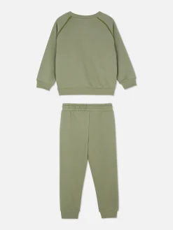 Matchende Set Met Sweatshirt En Joggingbroek Met Dinosaurusprint
