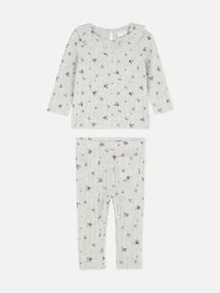 Matchende Set Met Top Met Kraag En Legging