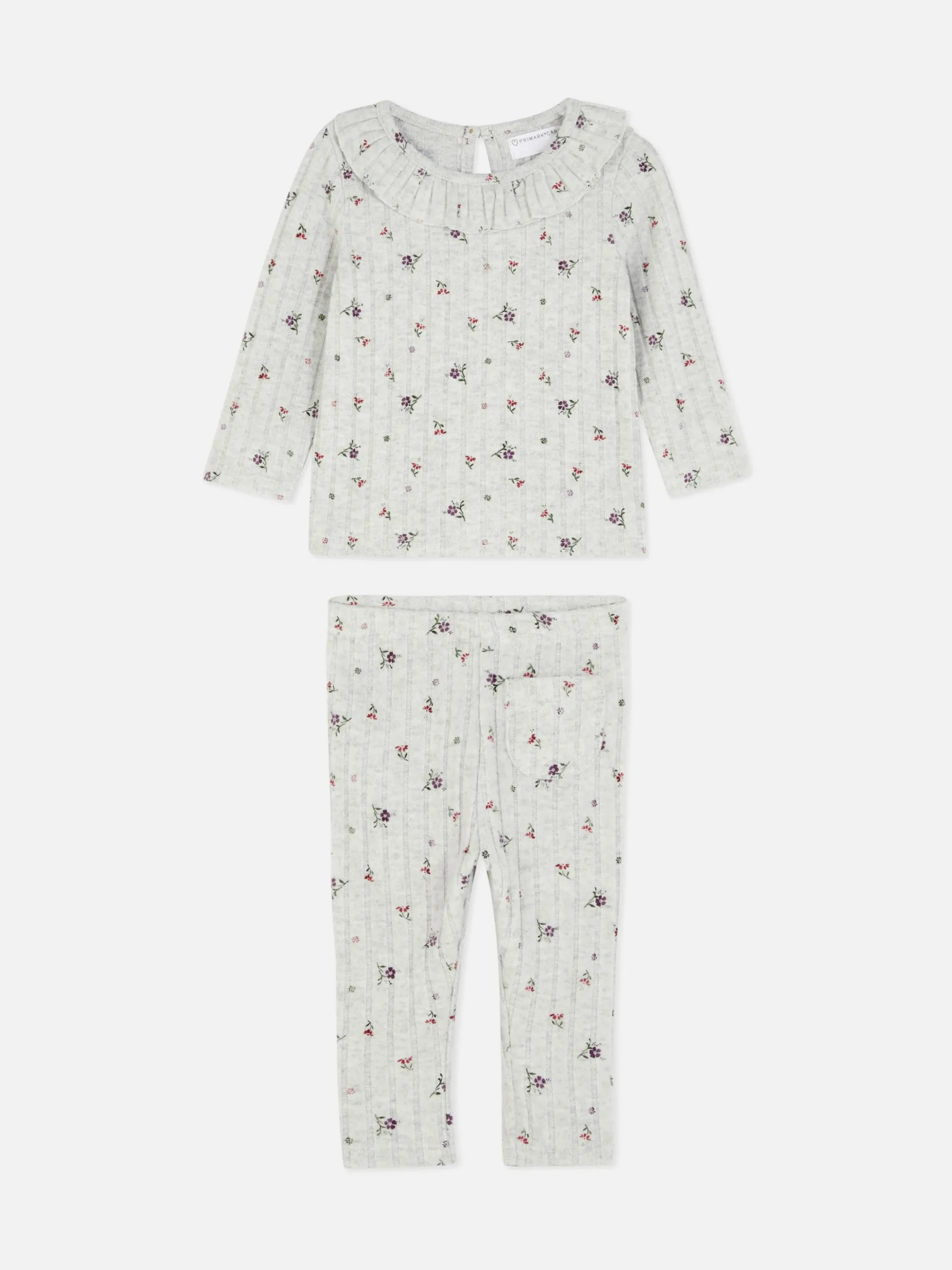 Matchende Set Met Top Met Kraag En Legging