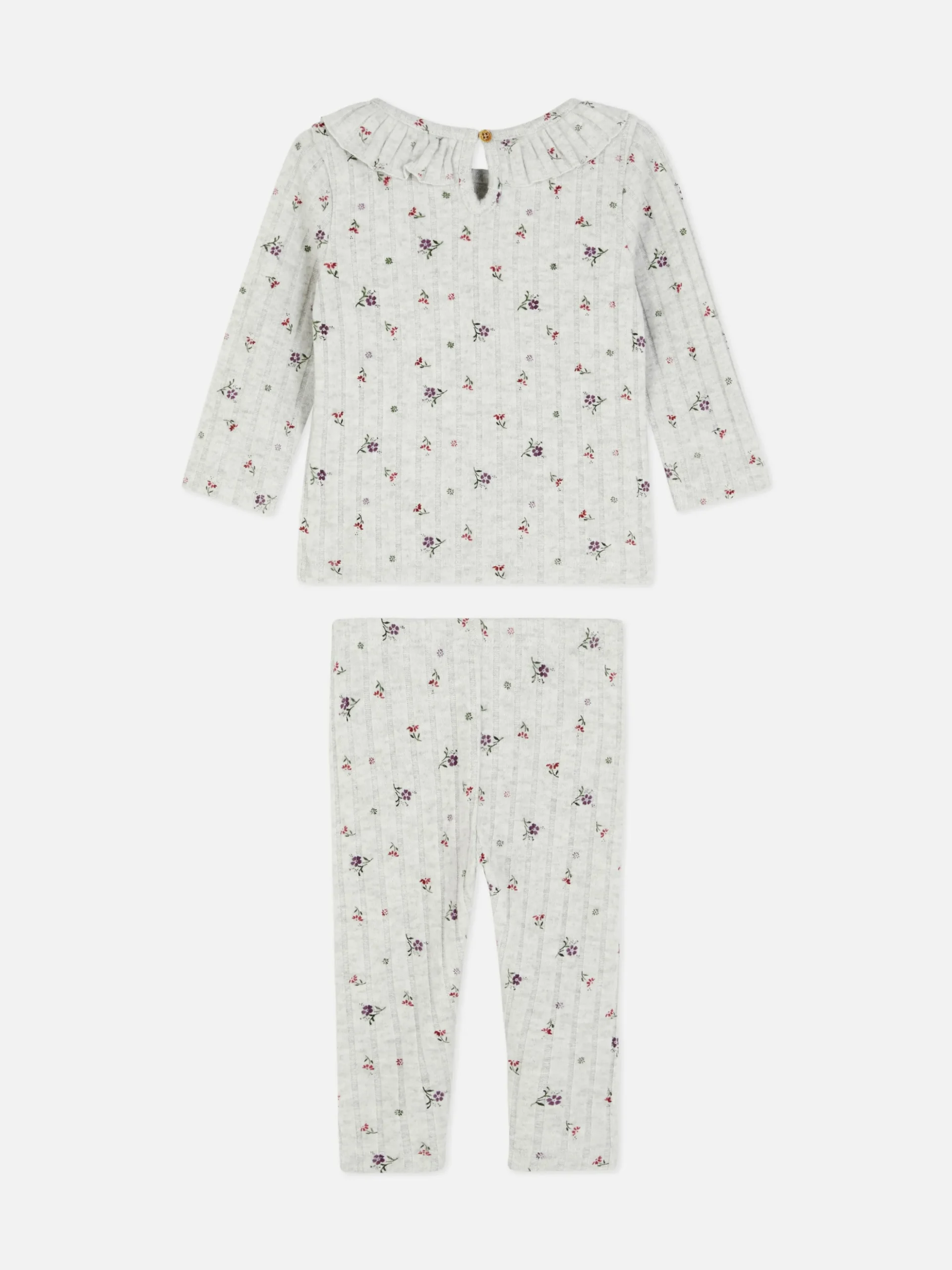 Matchende Set Met Top Met Kraag En Legging