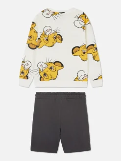 Matchende Set Sweatshirt En Short Disney's Simba
