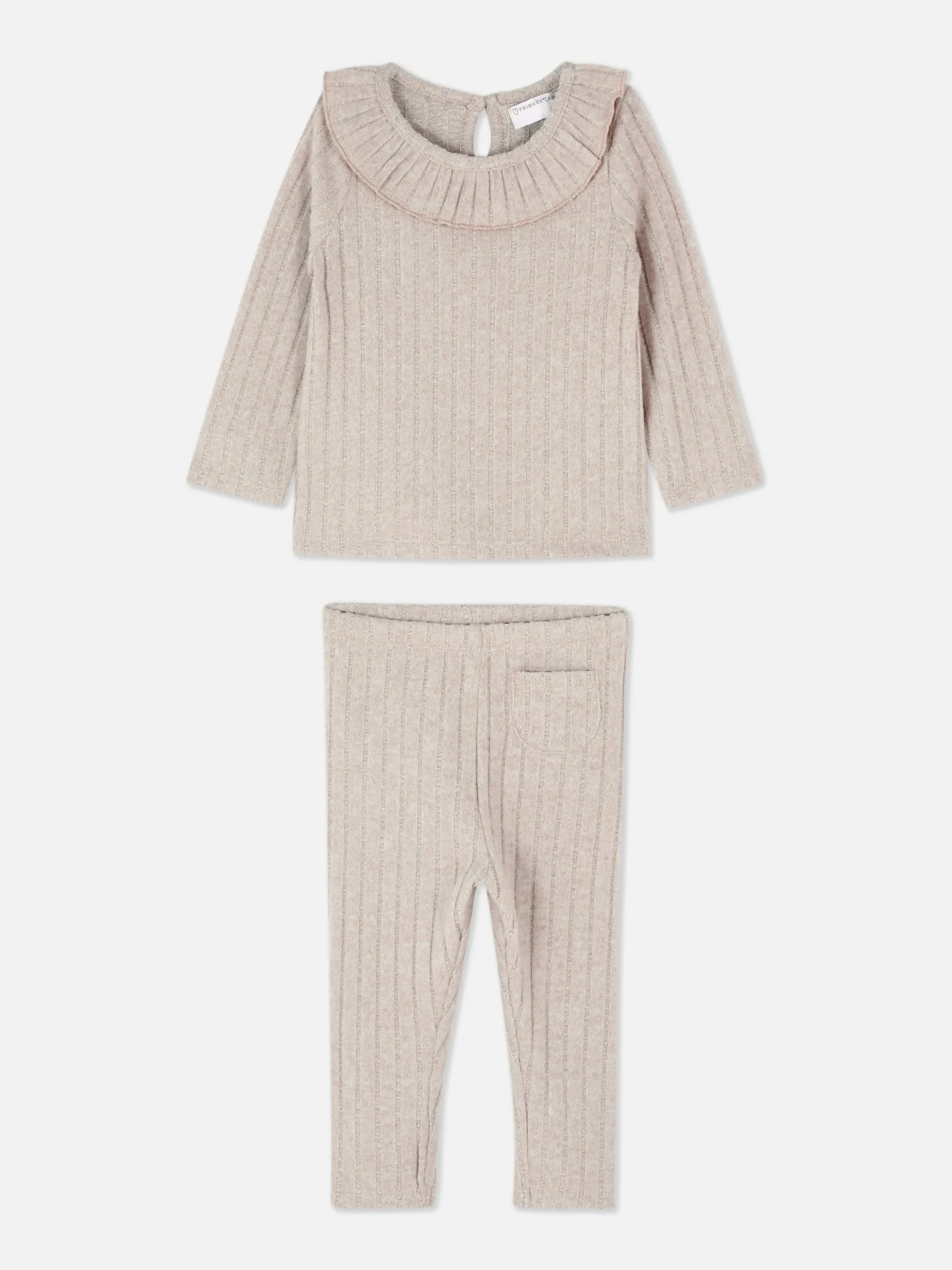 Matchende Set Van Gebreide Trui En Legging