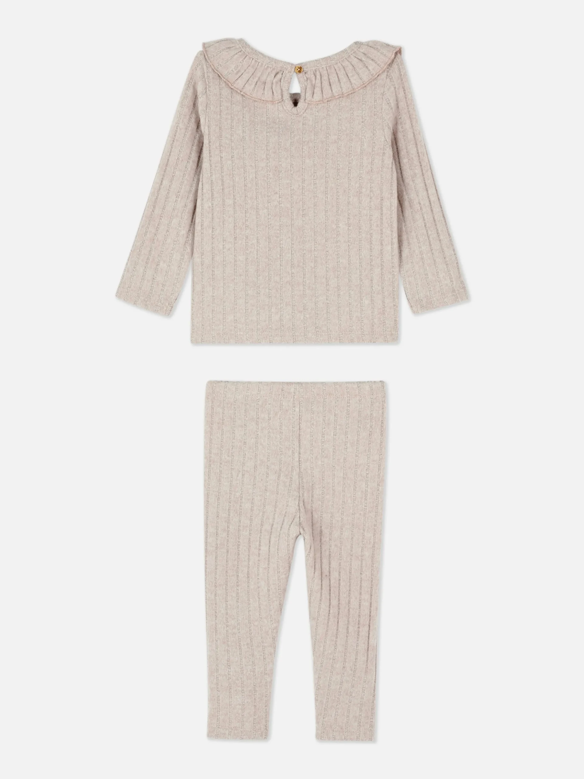 Matchende Set Van Gebreide Trui En Legging