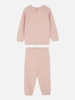 Matchende Set Van Gebreide Trui En Legging