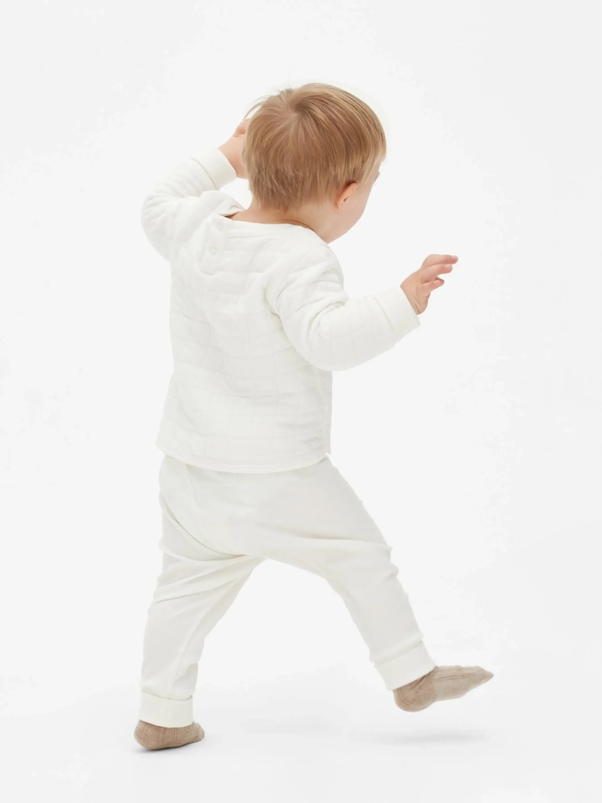 Matchende Set Van Sweatshirt En Legging Met Lammetjesprint