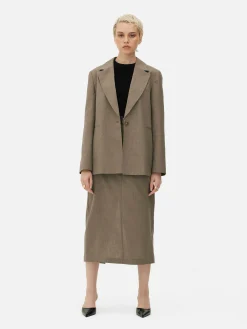 Matchende Single-breasted Oversized Blazer