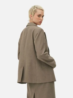 Matchende Single-breasted Oversized Blazer