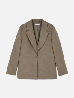 Matchende Single-breasted Oversized Blazer