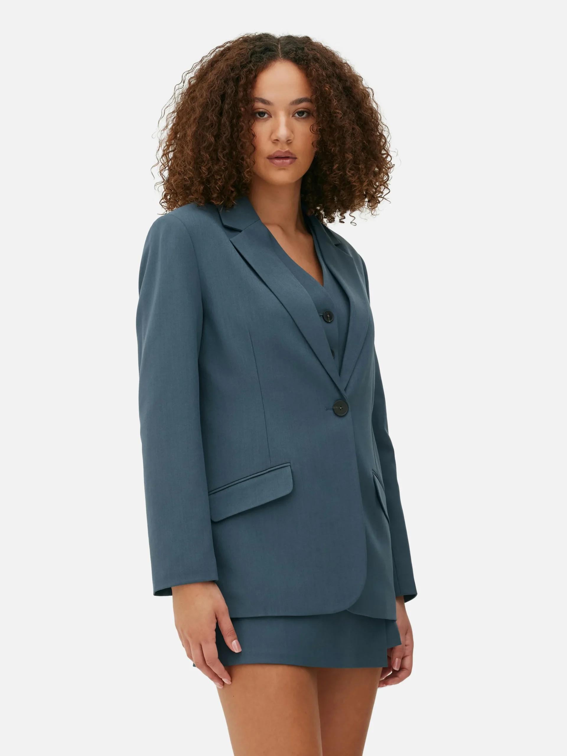 Matchende Single-breasted Blazer