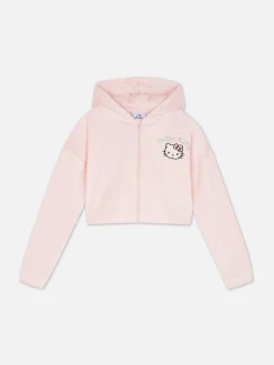 Matchende Velours Hoodie Met Rits Hello Kitty