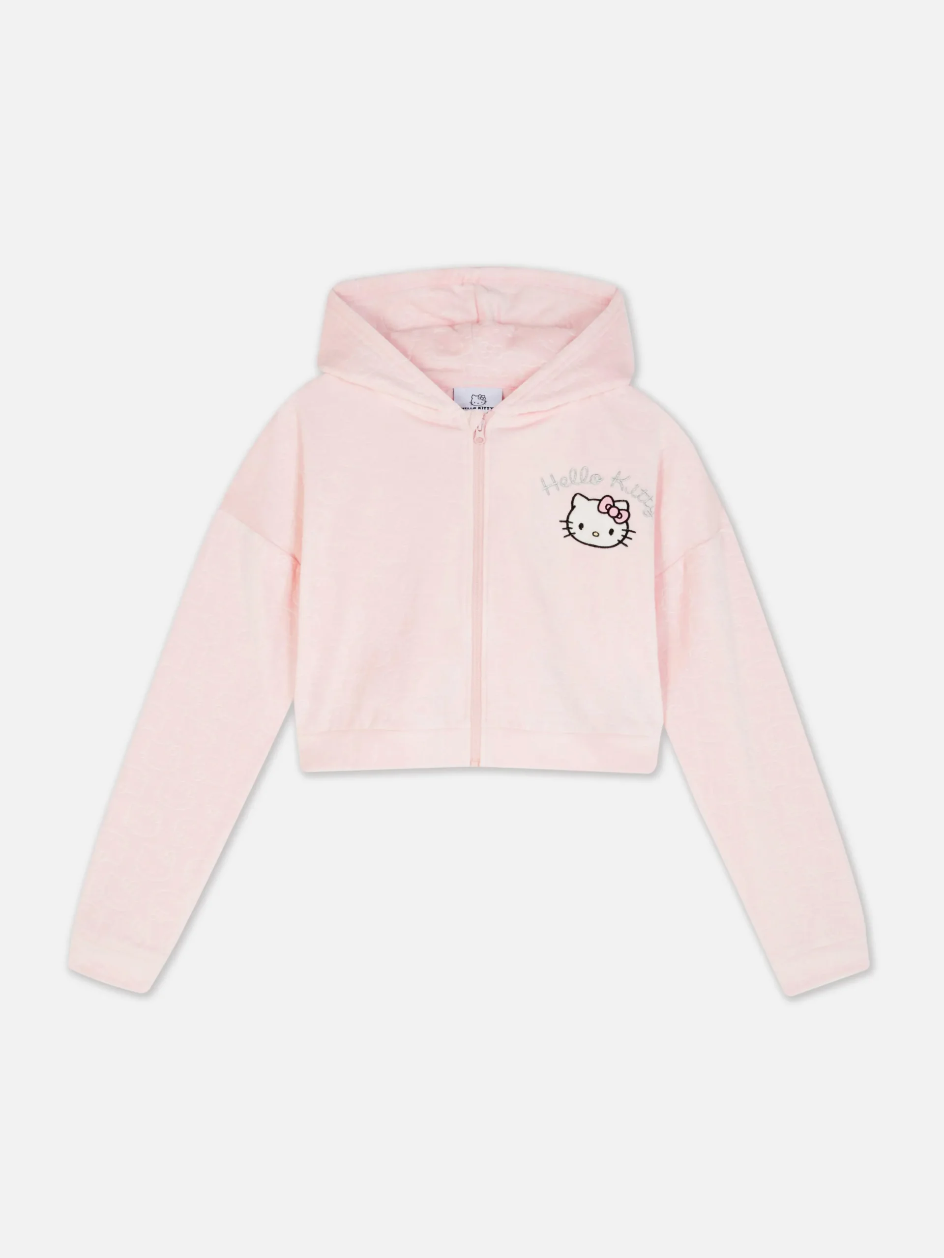 Matchende Velours Hoodie Met Rits Hello Kitty