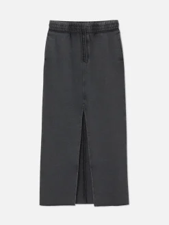 Maxi-rok Met Acid Wash