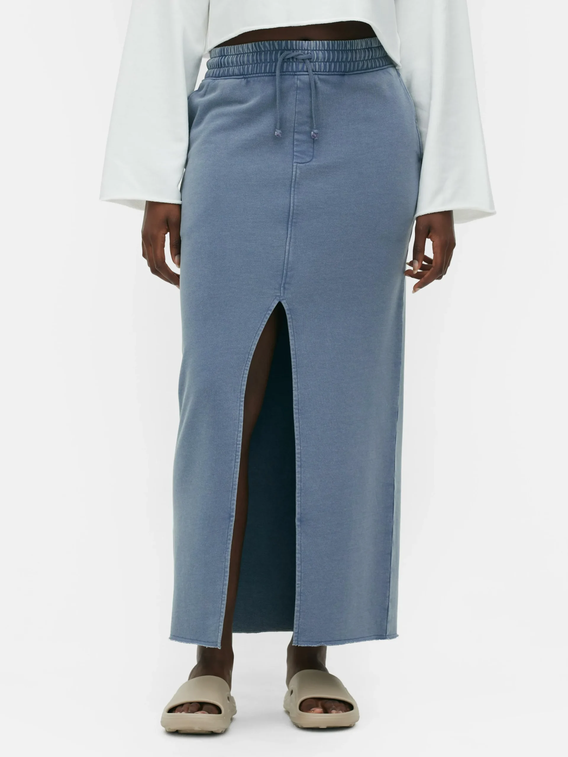 Maxi-rok Met Acid Wash