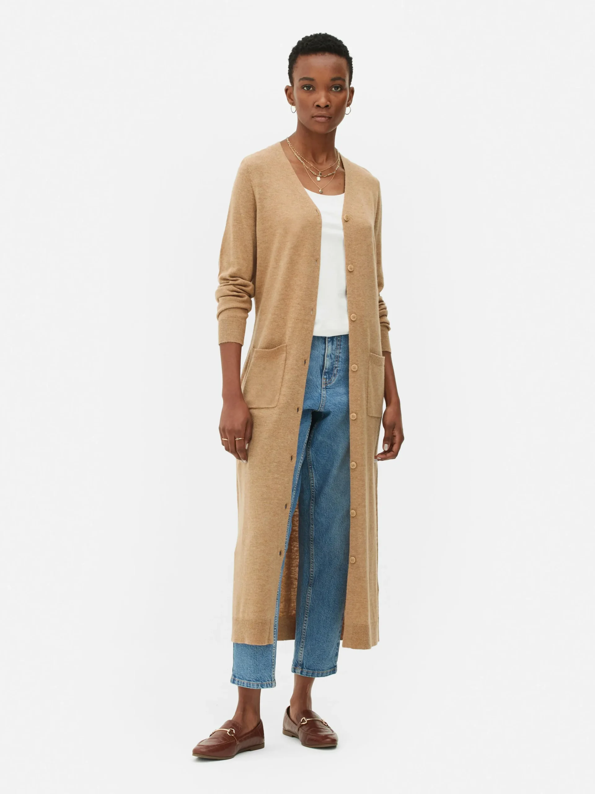 Maxi-vest Met Knopen