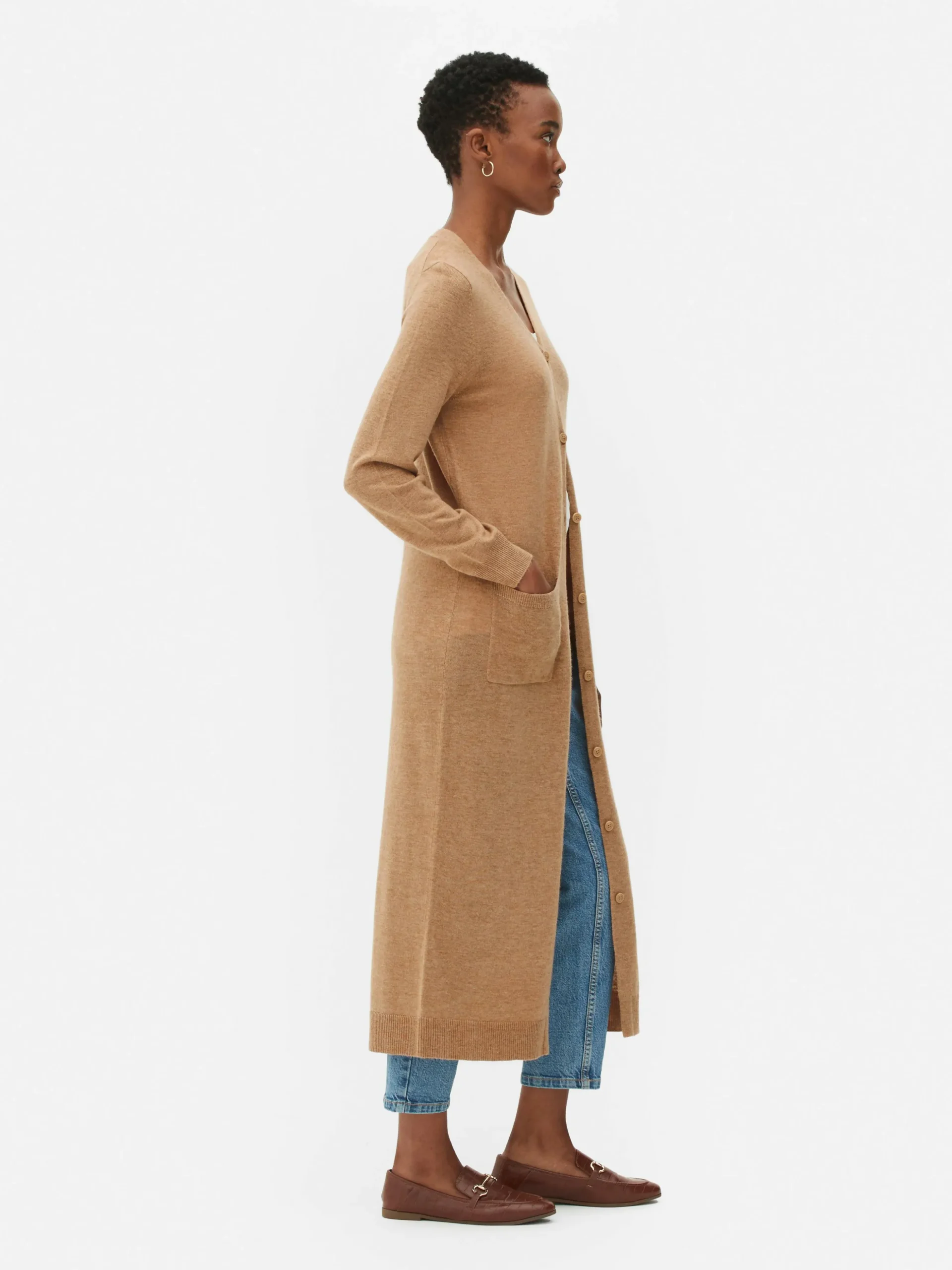 Maxi-vest Met Knopen