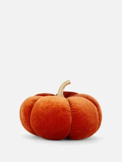 Medium Pompoenornament Van Pluche Fluweel