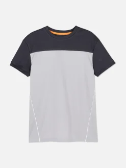 Mesh T-shirt Met Kleurvlakken