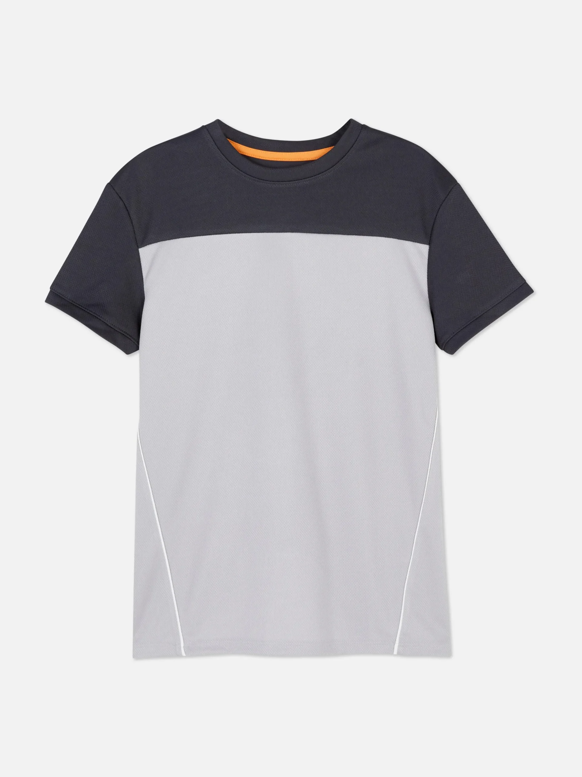 Mesh T-shirt Met Kleurvlakken